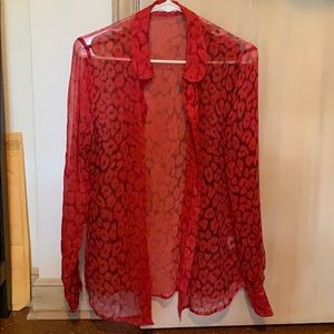 Equipment Femme 100% Silk Shirt Small S